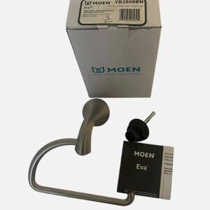 Moen Eva‎ Toilet Paper Holder Brushed Nickel Finish YB2808BN New in Box Hardware